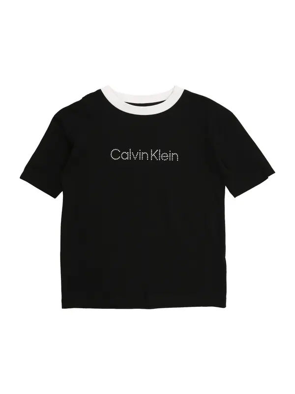 Calvin Klein Jeans Calvin Klein Jeans Majica  crna / bijela