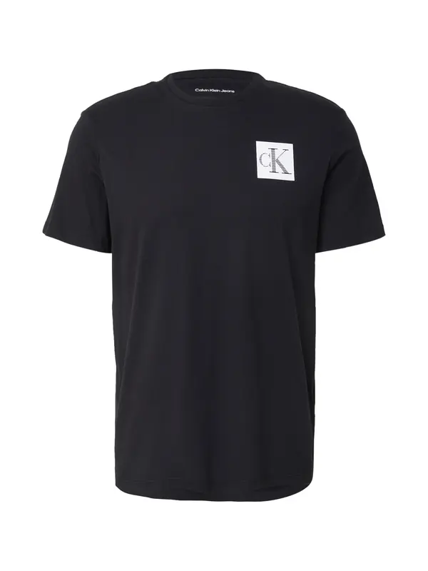 Calvin Klein Jeans Calvin Klein Jeans Majica  crna / bijela