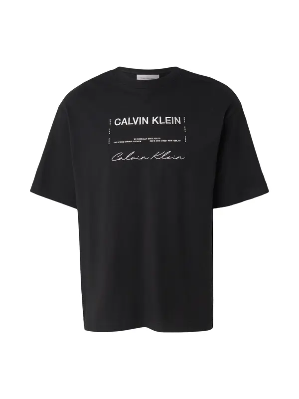 Calvin Klein Jeans Calvin Klein Jeans Majica  crna / bijela