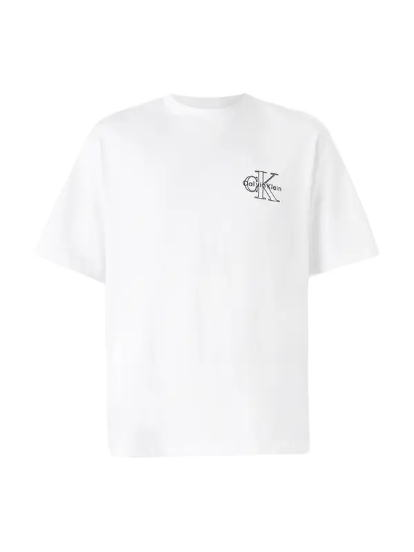 Calvin Klein Jeans Calvin Klein Jeans Majica  crna / bijela