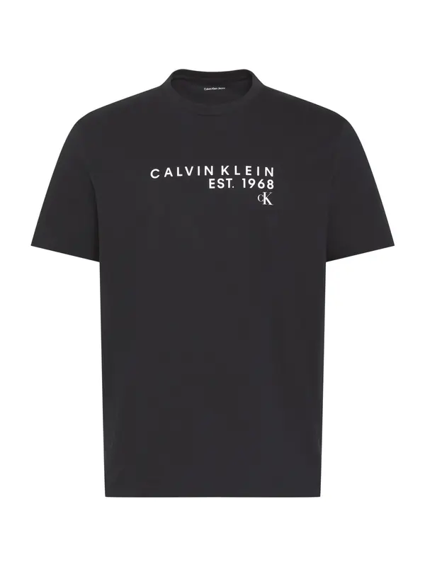 Calvin Klein Jeans Calvin Klein Jeans Majica  crna / bijela