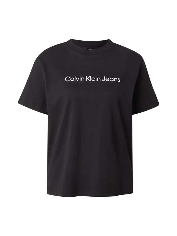 Calvin Klein Jeans Calvin Klein Jeans Majica  crna / bijela