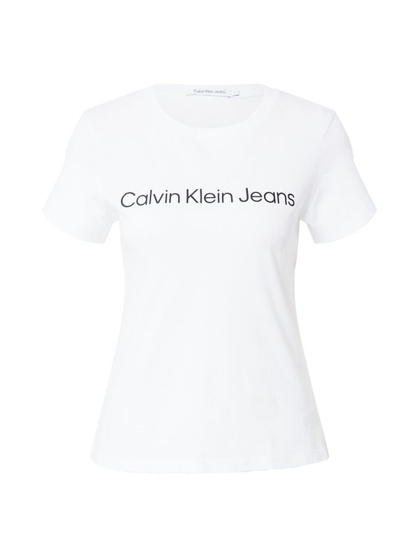 Calvin Klein Jeans Calvin Klein Jeans Majica  crna / bijela