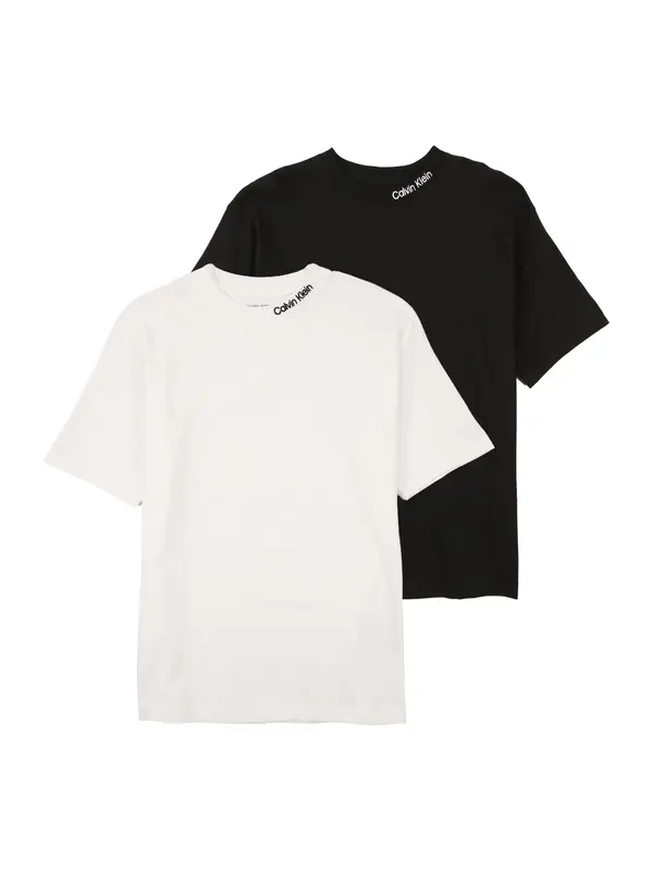 Calvin Klein Jeans Calvin Klein Jeans Majica  crna / bijela