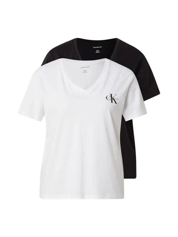 Calvin Klein Jeans Calvin Klein Jeans Majica  crna / prljavo bijela