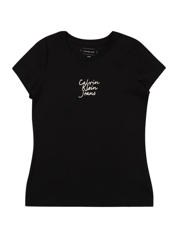 Calvin Klein Jeans Calvin Klein Jeans Majica  crna / prljavo bijela