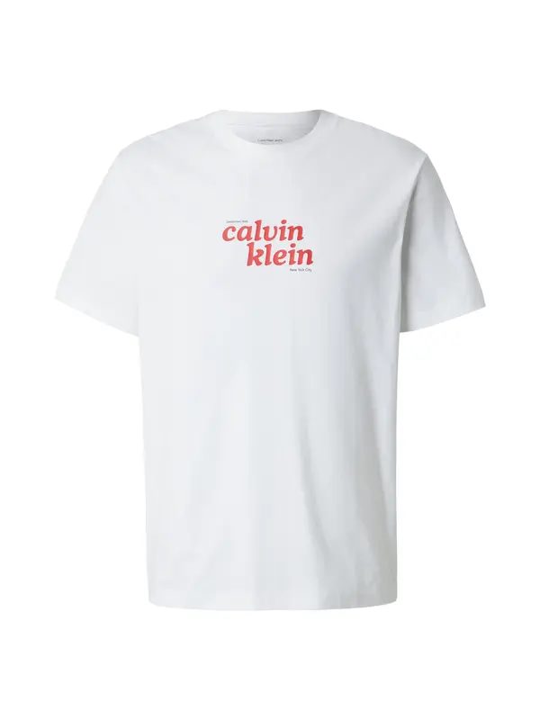 Calvin Klein Jeans Calvin Klein Jeans Majica  crvena / crna / bijela
