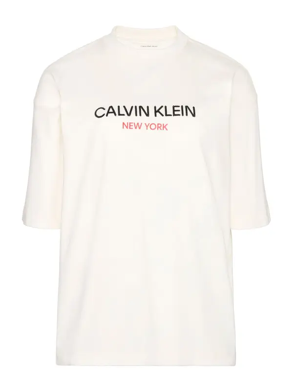 Calvin Klein Jeans Calvin Klein Jeans Majica  crvena / crna / bijela