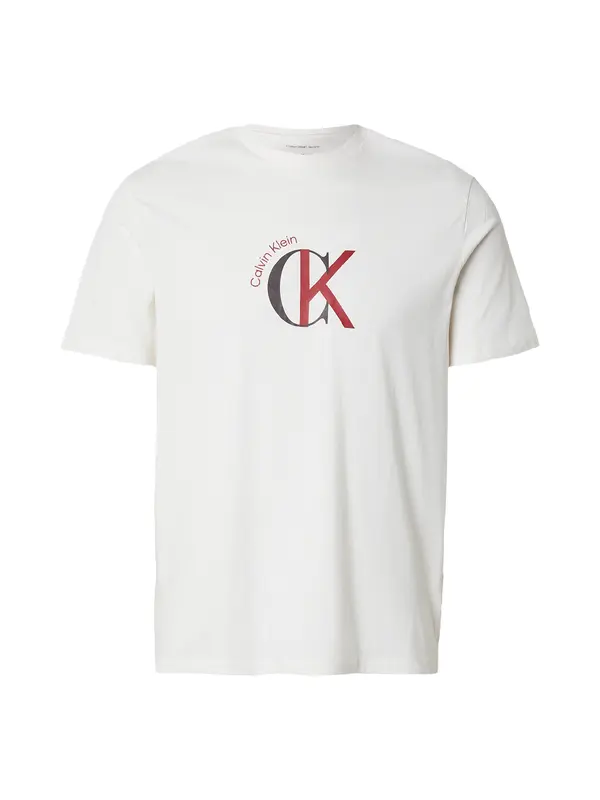 Calvin Klein Jeans Calvin Klein Jeans Majica  crvena / crna / bijela