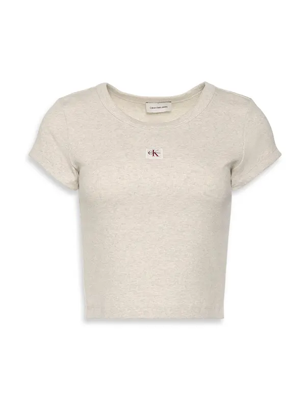 Calvin Klein Jeans Calvin Klein Jeans Majica  ecru/prljavo bijela / svijetlosiva / bordo