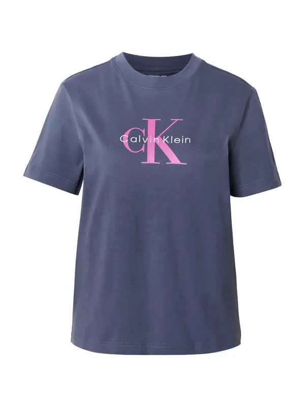 Calvin Klein Jeans Calvin Klein Jeans Majica 'HERO CLASSIC'  kameno siva / fuksija