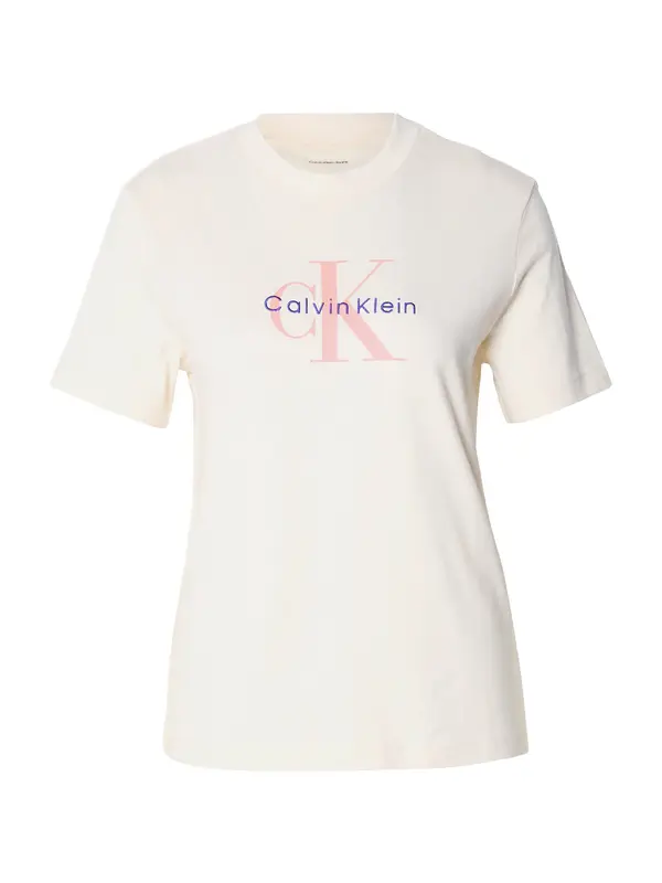 Calvin Klein Jeans Calvin Klein Jeans Majica 'HERO CLASSIC'  ljubičasto plava / ružičasta / bijela