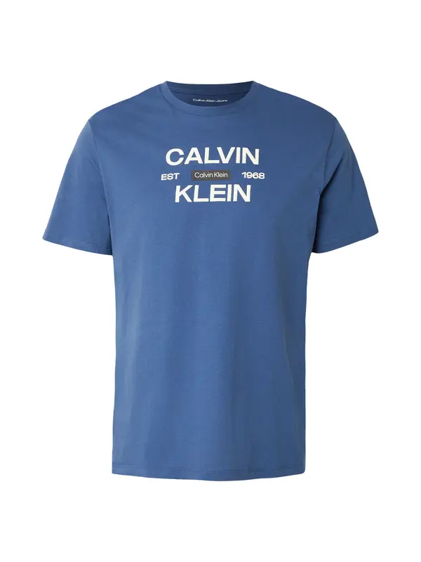 Calvin Klein Jeans Calvin Klein Jeans Majica  kraljevsko plava / crna / bijela
