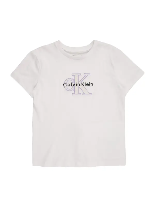 Calvin Klein Jeans Calvin Klein Jeans Majica  ljubičasta / crna / bijela