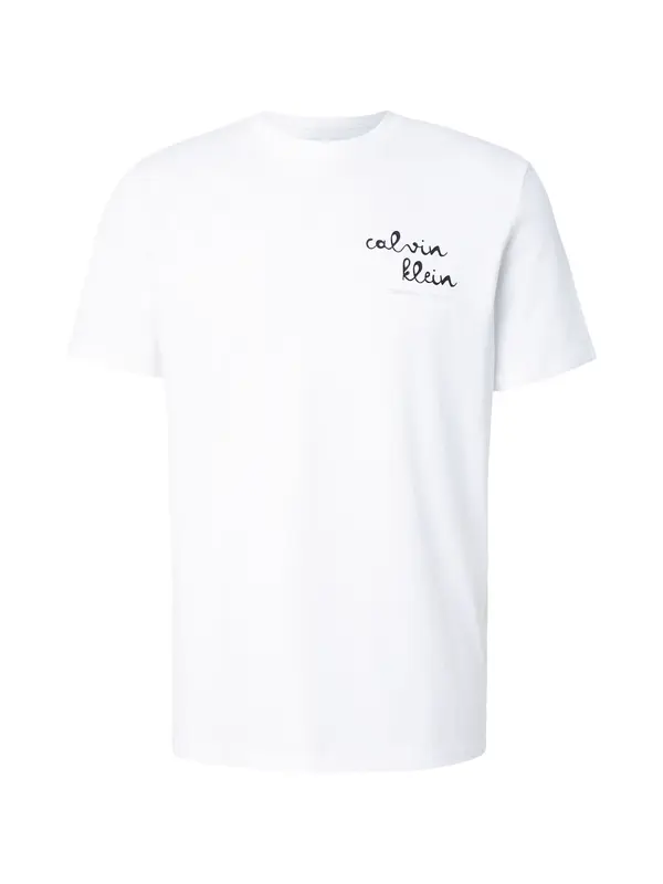 Calvin Klein Jeans Calvin Klein Jeans Majica 'Logo Graphic'  crna / bijela
