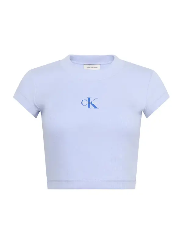 Calvin Klein Jeans Calvin Klein Jeans Majica  mornarsko plava / pastelno ljubičasta / bijela