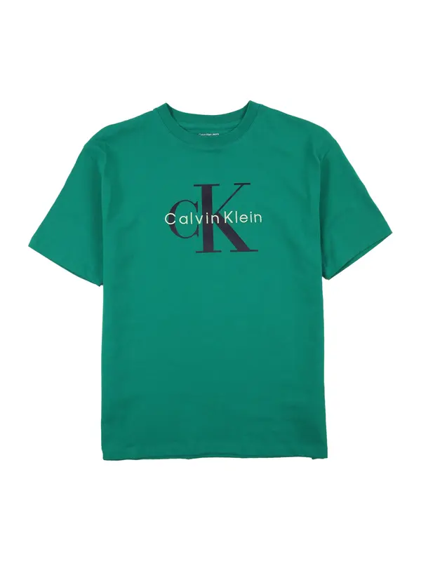Calvin Klein Jeans Calvin Klein Jeans Majica  noćno plava / smaragdno zelena / pastelno zelena