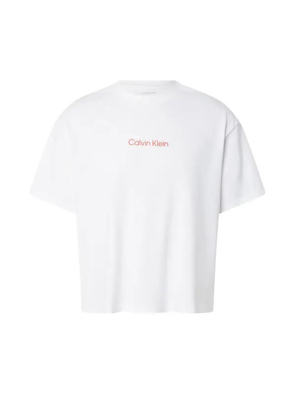 Calvin Klein Jeans Calvin Klein Jeans Majica 'OBSESSION'  narančasta / crna / bijela