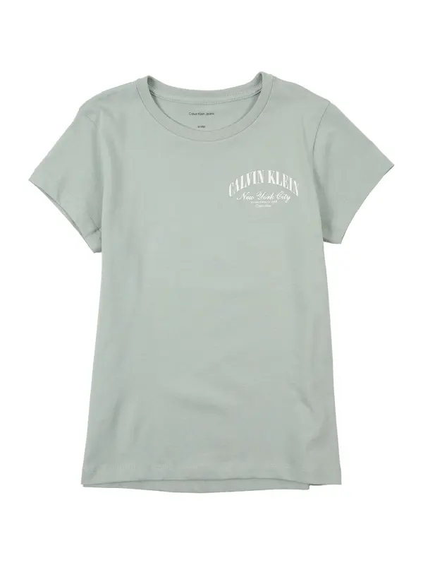 Calvin Klein Jeans Calvin Klein Jeans Majica  pastelno zelena / bijela