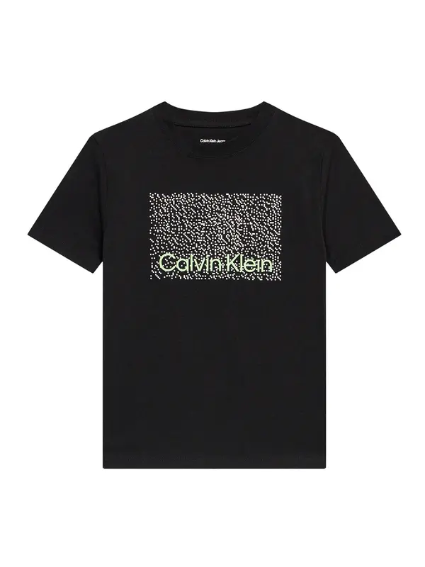 Calvin Klein Jeans Calvin Klein Jeans Majica 'PERFORATION'  svijetložuta / crna
