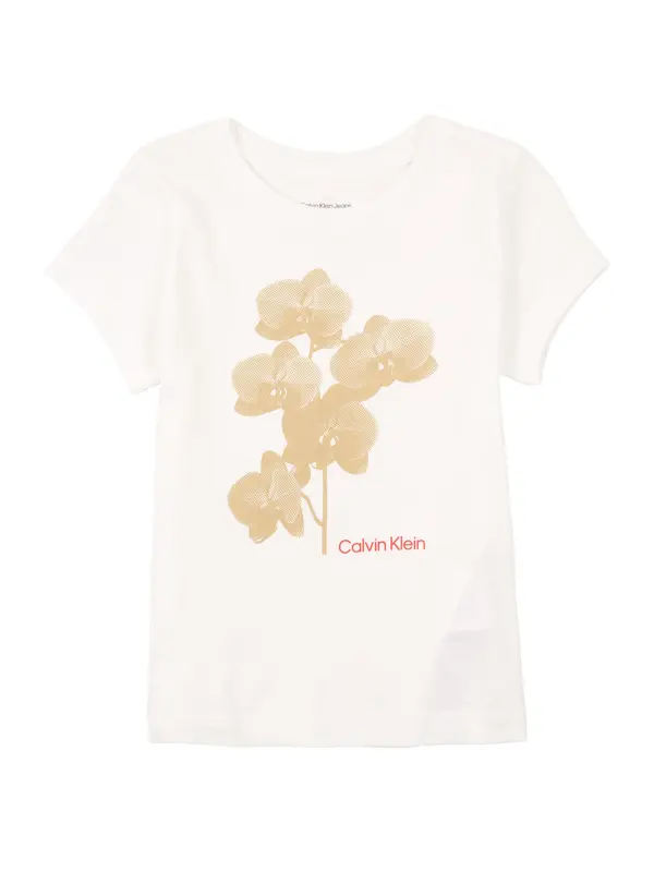 Calvin Klein Jeans Calvin Klein Jeans Majica  pijesak / klasično crvena / bijela