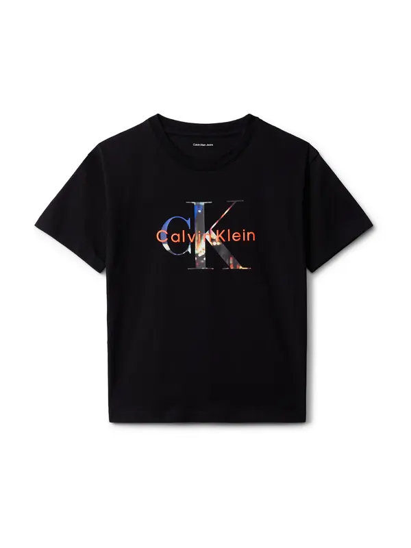 Calvin Klein Jeans Calvin Klein Jeans Majica  plava / žuta / svijetlonarančasta / crna