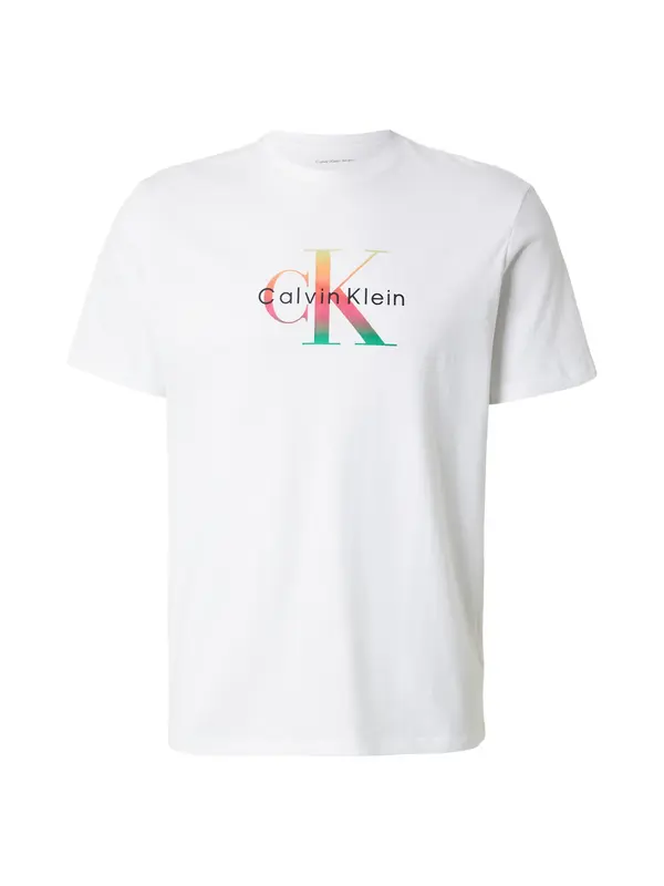 Calvin Klein Jeans Calvin Klein Jeans Majica 'Pride'  zelena / crvena / crna / bijela