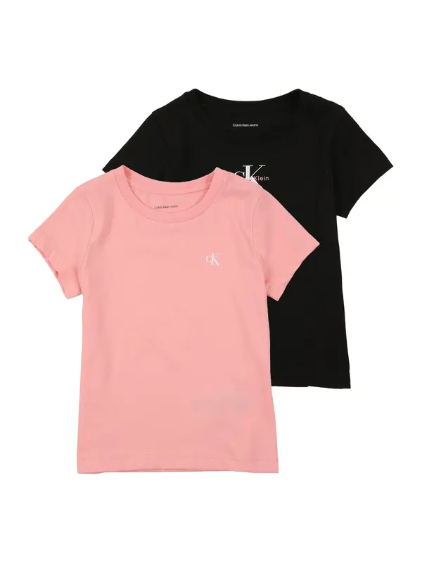 Calvin Klein Jeans Calvin Klein Jeans Majica  prljavo roza / crna