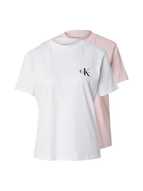 Calvin Klein Jeans Calvin Klein Jeans Majica  roza / crna / bijela