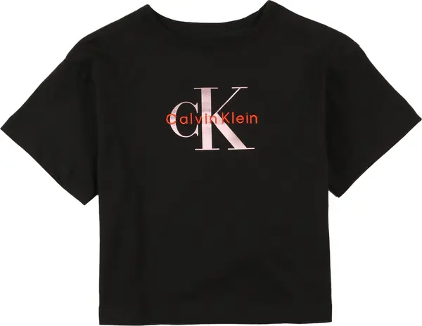 Calvin Klein Jeans Calvin Klein Jeans Majica  rozo zlatna / narančasta / crna