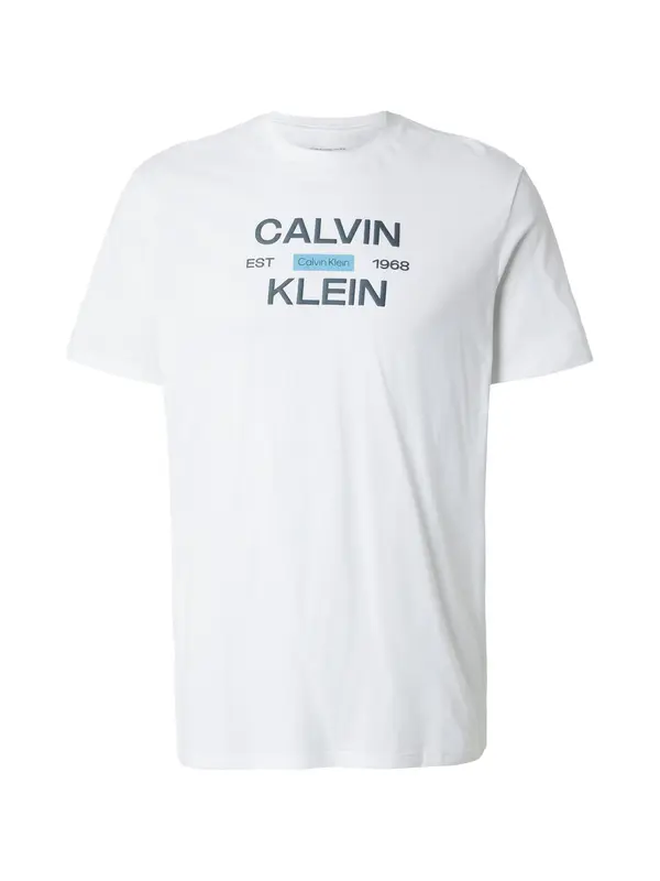 Calvin Klein Jeans Calvin Klein Jeans Majica  safirno plava / svijetloplava / bijela