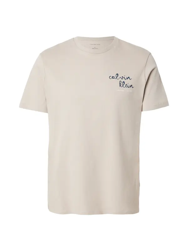 Calvin Klein Jeans Calvin Klein Jeans Majica  safirno plava / taupe siva