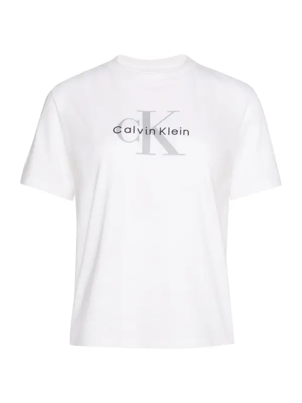 Calvin Klein Jeans Calvin Klein Jeans Majica  siva / bijela