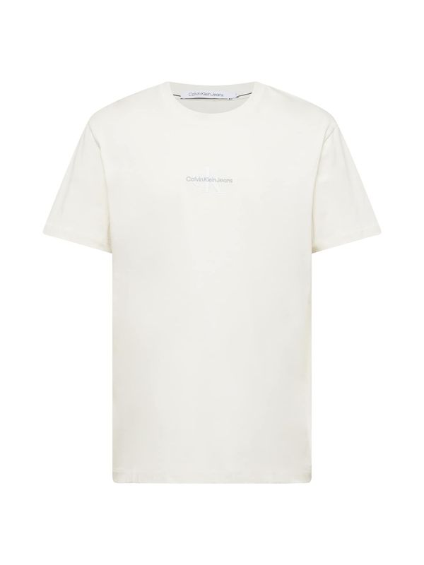 Calvin Klein Jeans Calvin Klein Jeans Majica  siva / bijela / bijela