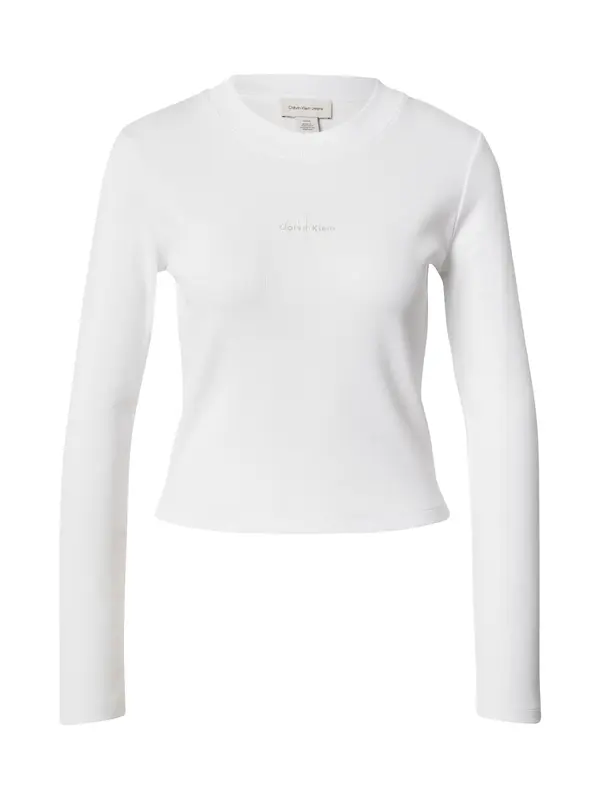 Calvin Klein Jeans Calvin Klein Jeans Majica  siva / bijela