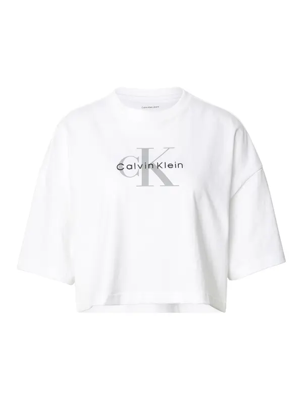 Calvin Klein Jeans Calvin Klein Jeans Majica  siva / crna / bijela