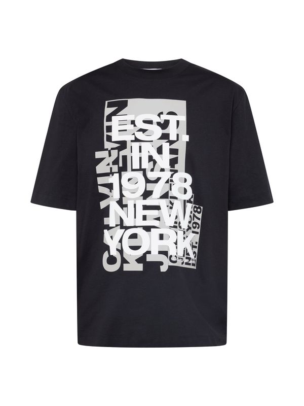 Calvin Klein Jeans Calvin Klein Jeans Majica  siva / crna / bijela