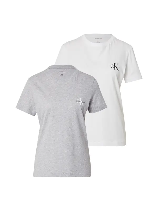 Calvin Klein Jeans Calvin Klein Jeans Majica  siva / crna / bijela