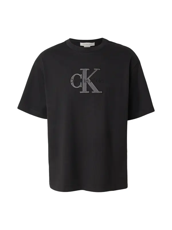 Calvin Klein Jeans Calvin Klein Jeans Majica  siva / crna