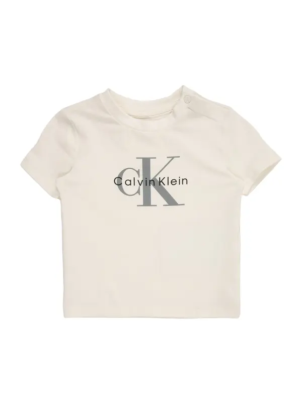 Calvin Klein Jeans Calvin Klein Jeans Majica  siva / crna / vuneno bijela