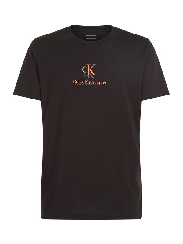 Calvin Klein Jeans Calvin Klein Jeans Majica  siva / narančasta / crna