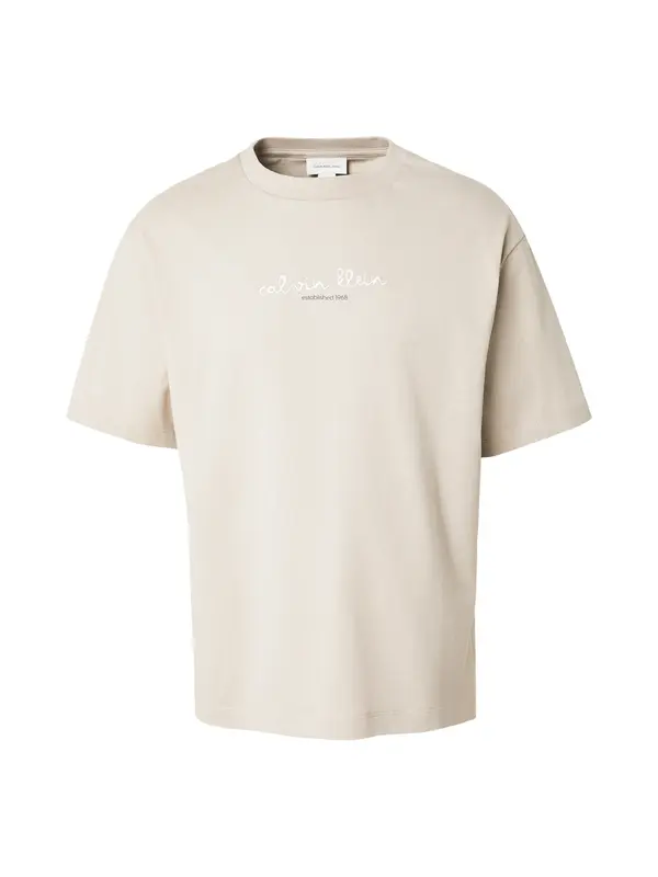 Calvin Klein Jeans Calvin Klein Jeans Majica  sivkasto plava / taupe siva / bijela