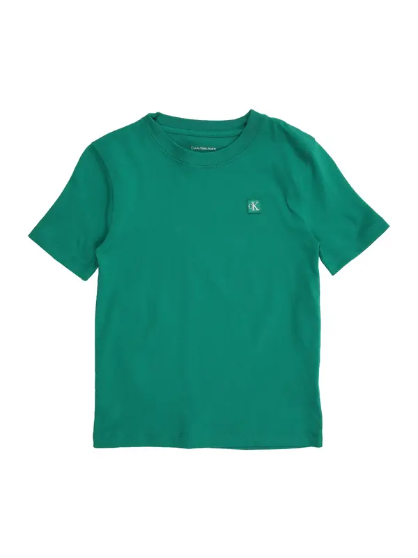Calvin Klein Jeans Calvin Klein Jeans Majica  smaragdno zelena / bijela