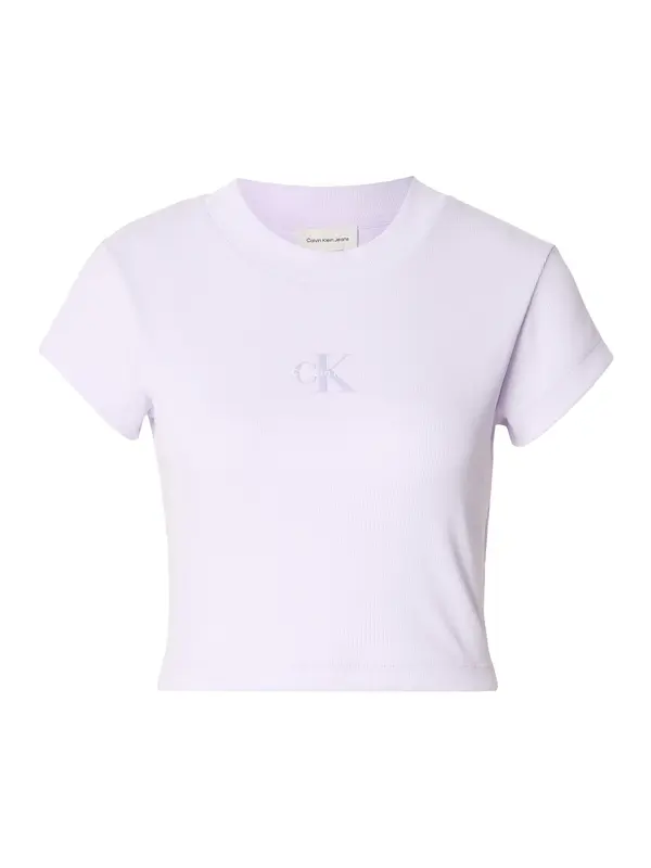Calvin Klein Jeans Calvin Klein Jeans Majica  svijetloljubičasta / bijela
