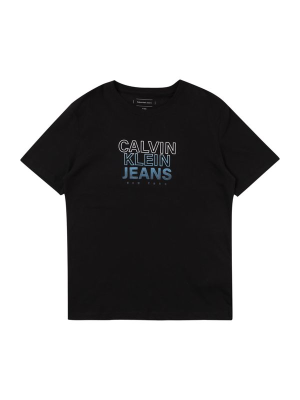 Calvin Klein Jeans Calvin Klein Jeans Majica  svijetloplava / crna / bijela