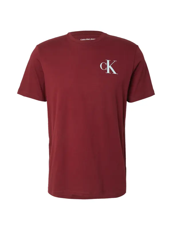 Calvin Klein Jeans Calvin Klein Jeans Majica  svijetloplava / rubin crvena