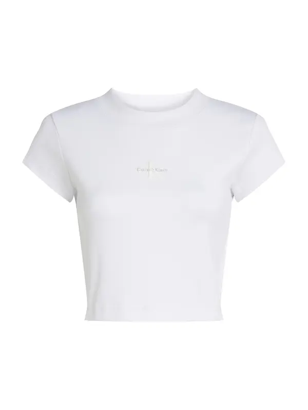 Calvin Klein Jeans Calvin Klein Jeans Majica  svijetlosiva / bijela