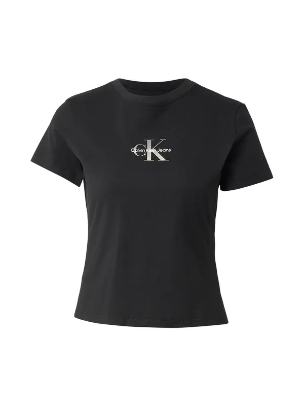 Calvin Klein Jeans Calvin Klein Jeans Majica  svijetlosiva / crna / bijela