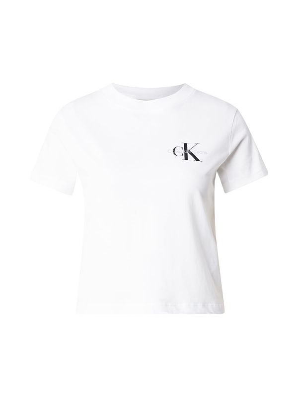 Calvin Klein Jeans Calvin Klein Jeans Majica  svijetlosiva / crna / bijela