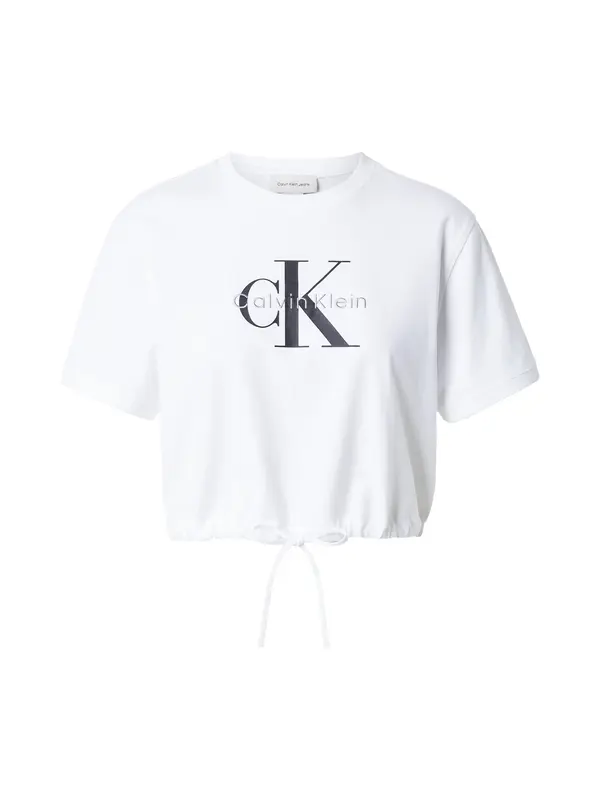 Calvin Klein Jeans Calvin Klein Jeans Majica  svijetlosiva / crna / bijela